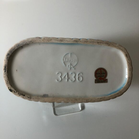 Rubens Original Ceramic Baby Nursery Planter Vintage 3436 Japan - Picture 6 of 7